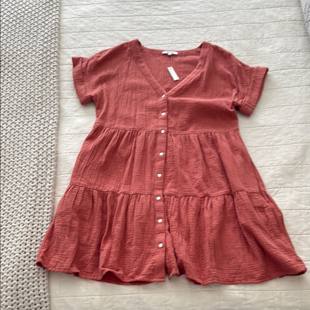 Madewell Gauze Button-Down Dress